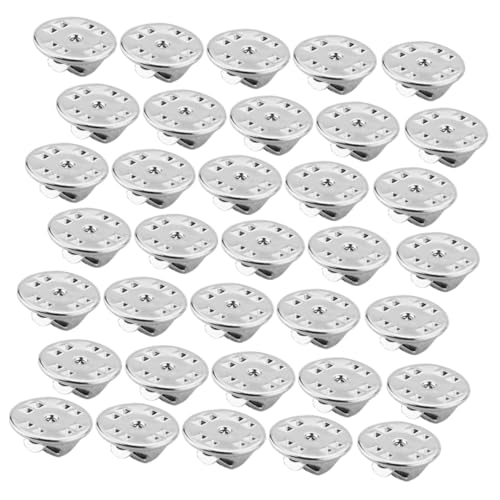 jojofuny 150 Stück Multifunktionale Anstecknadel Verschlüsse Silberfarben Sichere Pin Clutches für Broschen Krawattennadeln Anstecker Leichte Praktische Ersatzteile für Schmuckherstellung von jojofuny
