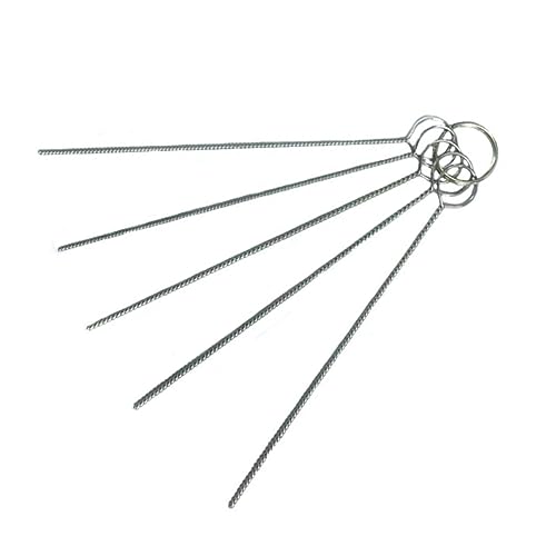 jojofuny 1Satz Airbrush Reinigungskit mit Düsenreinigungswerkzeugen Langlebigen Borsten und Feinen Nadeln für Effektive Airbrushes für Künstler von jojofuny