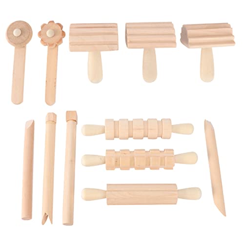 jojofuny Skulptur-Werkzeug Holz Für Gestaltung Und Formen Plastilin-formwerkzeuge Geeignet Für Töpfer Und Lufttrocknende Tonerde Sowie Polymerton Für Modellierung Und Kreativität von jojofuny