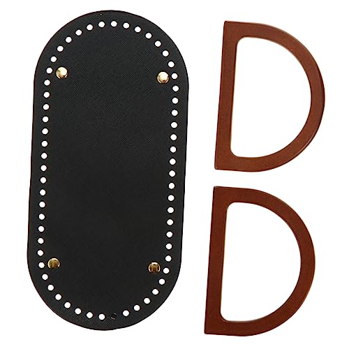 jojofuny Häkeltaschen Zubehör Mit Pu-Boden DIY Handtaschengriffe Taschengriffe Für Häkeltaschen Pu-taschenboden jojofuny Häkeltaschen Zubehör Mit Pu-Boden DIY Handtaschengriffe Taschengriffe Für Häkeltaschen Pu-taschenboden von jojofuny