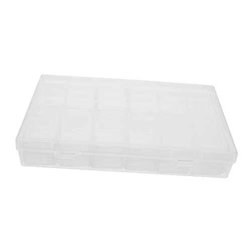 jojofuny Aufbewahrungsbox Für Diamantstickerei Perlenbehälter Strasscontainer Perlenbox Diamant-Zeichnung-Box Mit Fächern Für Schmuck Nagelkunst Und Bastelarbeiten von jojofuny