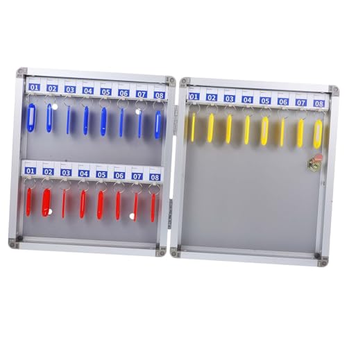 jojofuny 1Satz Schlüssel Organizer Etui Wandmontierte Schlüsselaufbewahrungsbox für Büro Zuhause und Hausverwalter Installieren Großes Fassungsvermögen jojofuny 1Satz Schlüssel Organizer Etui Wandmontierte Schlüsselaufbewahrungsbox für Büro Zuhause und Hausverwalter Installieren Großes Fassungsvermögen von jojofuny
