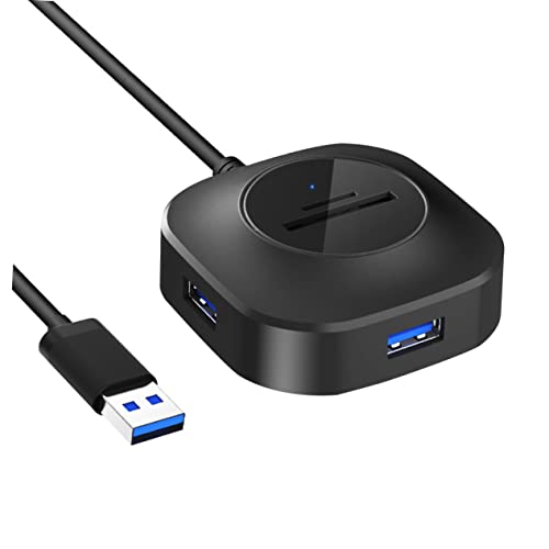 jojofuny 1stück USB Hub Adapter Mit Kartenleser Und Kabel Für Laptops Kompatibel Mit -laufwerken Druckern Und Effiziente Dateitransfers Stromversorgung jojofuny 1stück USB Hub Adapter Mit Kartenleser Und Kabel Für Laptops Kompatibel Mit -laufwerken Druckern Und Effiziente Dateitransfers Stromversorgung von jojofuny