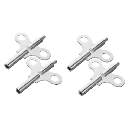 jojofuny 2 Sätze Antike Uhrfeder Fensterbelüftungssatz Uhrwerk Wanduhr-kit Uhrzeiger-kit Wandreparaturset Riesige Werkzeuge Automatisch Uhrenschlüssel Liner Adapter Stahl 2 Stück * 2 von jojofuny