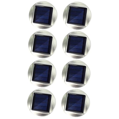 jojofuny 2 Sätze Crack-ball-lampenabdeckung Laternen Zaun Sensor Light D Akkus Wiederaufladbar Ersatzteile Für Solarleuchten Glas Solarlichtdeckel Rostfreier Stahl 2 Stück * 2 von jojofuny