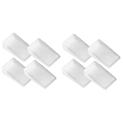 jojofuny 2 Sätze Deck Abstandshalter Für Laminatböden Nivellierer Tür Unterlegscheiben Auslassscheiben Furniture Gliders Tischstabilisatoren Nivellierwerkzeug Gummi Transparent 4 Stück * 2 von jojofuny