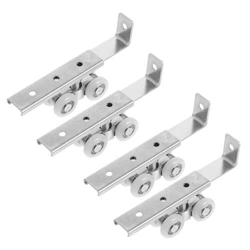 jojofuny 2 Sätze Edelstahl Schiebetür Leise Dämpfend Laufrolle für Küchen Kleiderschrank Schiebetür Hängeschiene Türlaufrolle für Garderobe Glas Holztüren jojofuny 2 Sätze Edelstahl Schiebetür Leise Dämpfend Laufrolle für Küchen Kleiderschrank Schiebetür Hängeschiene Türlaufrolle für Garderobe Glas Holztüren von jojofuny