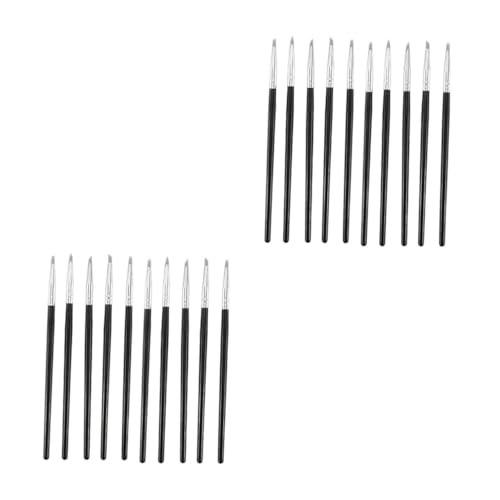 jojofuny 2 Sätze Silikon Kreidestift Teiliges Für Kreative DIY Projekte Zum Modellieren Schnitzen Und Malen Von Kunstwerken Farbe Praktische Anwendung Für Künstler Und Bastler 10 Stück * 2 von jojofuny