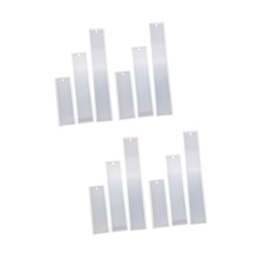 jojofuny 2 Sätze Teiliges Diy Silikonform Für Lesezeichen Handwerkliche Silikonform Für Buchzeichen Für Bastelprojekte Und Persönliche 6 Stück * 2 jojofuny 2 Sätze Teiliges Diy Silikonform Für Lesezeichen Handwerkliche Silikonform Für Buchzeichen Für Bastelprojekte Und Persönliche 6 Stück * 2 von jojofuny