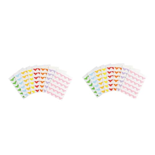 jojofuny 2 Sätze Teiliges Selbstklebende Fotoecken Für DIY Alben Vielseitige Fotoalbum Zubehörteile Zur Dekoration Von Erinnerungsbüchern Und Scrapbooks Farben 8 Stücke * 2 von jojofuny