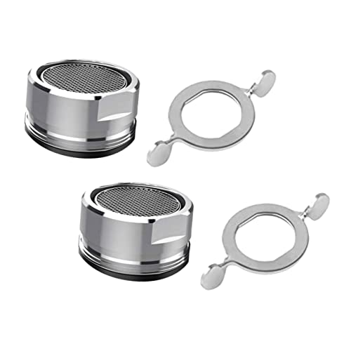 jojofuny 2 Sätze Wasserhahn Filter mit Spanner Sprudler Einsätze für Wassersparende Armaturen Langlebig und Installieren für Effiziente Wasserfilterung und Spritzfreies Auslaufen von jojofuny
