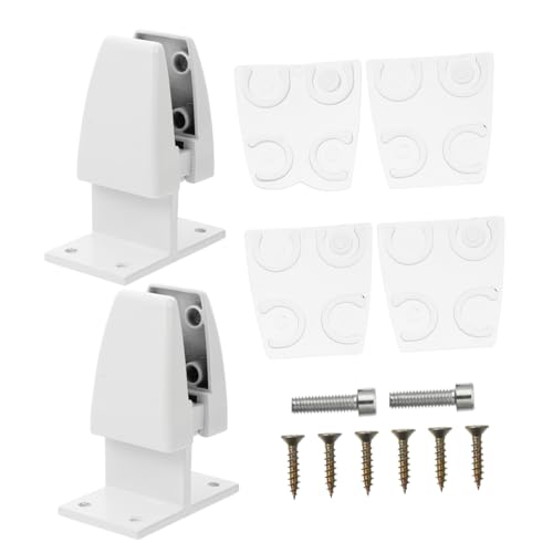 jojofuny 2 Stück Desktop-Rahmenclip Draht Stecker Schreibtisch Trennwand Klemme Schreibtisch Trennwand Halterung Bildschirmtrennklemme Stützclip für Schreibtischteiler Aluminiumlegierung von jojofuny