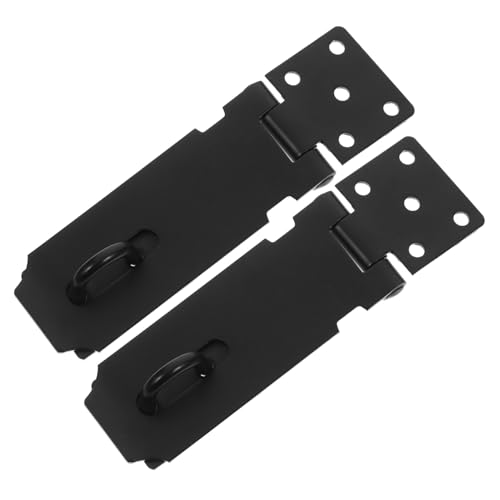 jojofuny 2 Stück Edelstahl Hasp Schloss Verschleißfester Tür Fensterriegel Kompakter Schranktürverschluss für Haustierkäfig Werkzeugkiste Einfache Montage Robust und Sicher jojofuny 2 Stück Edelstahl Hasp Schloss Verschleißfester Tür Fensterriegel Kompakter Schranktürverschluss für Haustierkäfig Werkzeugkiste Einfache Montage Robust und Sicher von jojofuny