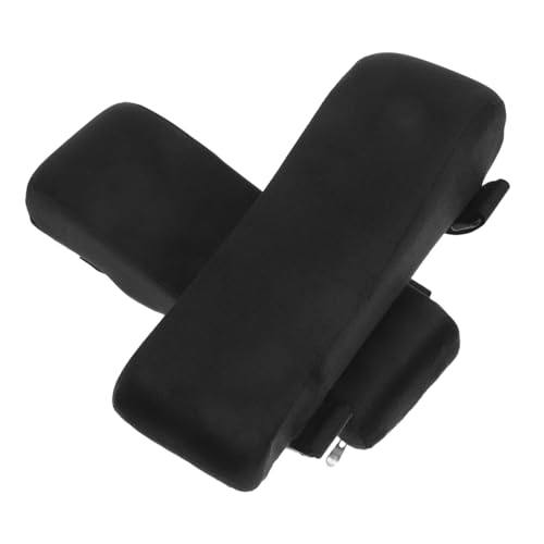 jojofuny 2 Stück Ergonomische Armlehnenpolster für Bürostuhl und Gaming Stuhl Passform Unterstützende Ellbogenkissen Verstellbare Höhe Einfache Anbringung Modernes Design von jojofuny