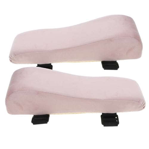 jojofuny 2 Stück Ergonomische Armlehnenpolster mit Hoher Dichte Druckentlastend und Komfortabel Passend für Bürostühle Gaming Stühle Esszimmer und Rollstühle Langlebige Armstützenauflagen von jojofuny