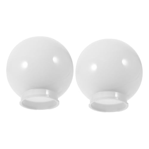 jojofuny 2 Stück Ersatz Lampenschirm Kugel aus Acryl Wetterfeste Lampenschutz Abdeckung für Außenlampen Ø Cremeweiß Stilvoller Schutz für Garten und Terrasse jojofuny 2 Stück Ersatz Lampenschirm Kugel aus Acryl Wetterfeste Lampenschutz Abdeckung für Außenlampen Ø Cremeweiß Stilvoller Schutz für Garten und Terrasse von jojofuny