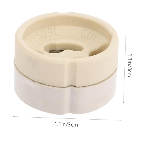 jojofuny 2 Stück Lampenfassung mit Halterung aus Langlebig und Sicher für Deckenleuchten Wandleuchten Kronleuchter und DIY Beleuchtungsprojekte Geeignet von jojofuny