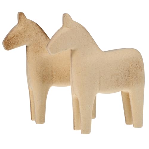 jojofuny 2 Stück Mini Holzpferde zum Selbstgestalten Unvollendete DIY Pferdefigur aus Holz Glatte Kanten Leichte Tischdekoration für Kreative Bastelprojekte und Partyaccessoires jojofuny 2 Stück Mini Holzpferde zum Selbstgestalten Unvollendete DIY Pferdefigur aus Holz Glatte Kanten Leichte Tischdekoration für Kreative Bastelprojekte und Partyaccessoires von jojofuny
