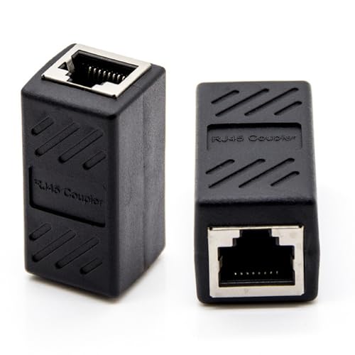 jojofuny 2 Stücke Inline Koppler Buchse Auf Buchse Netzwerk Kabel Kabel Verlängerung Für Home/büro von jojofuny