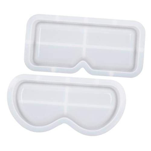 jojofuny 2 Stück Silikonform Teiliges für DIY Epoxidharz Brillenablage Tray Form Langlebig Kreativ für Zuhause und Party Gebrauch jojofuny 2 Stück Silikonform Teiliges für DIY Epoxidharz Brillenablage Tray Form Langlebig Kreativ für Zuhause und Party Gebrauch von jojofuny