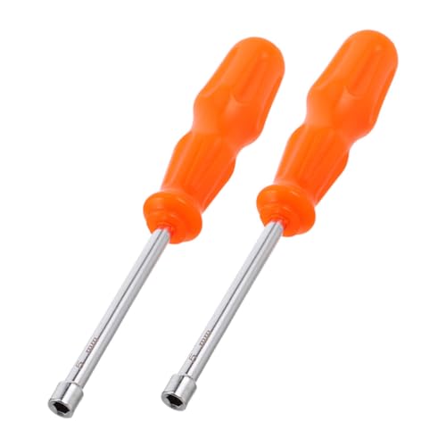 jojofuny 2 Stück Socket Schraubendreher Set Teilig mit Ergonomischem Griff Vielseitig für Rc Hubschrauber Reparatur und Basteln Kompakt Langlebig Leicht und Bequem für Präzises Schrauben von jojofuny