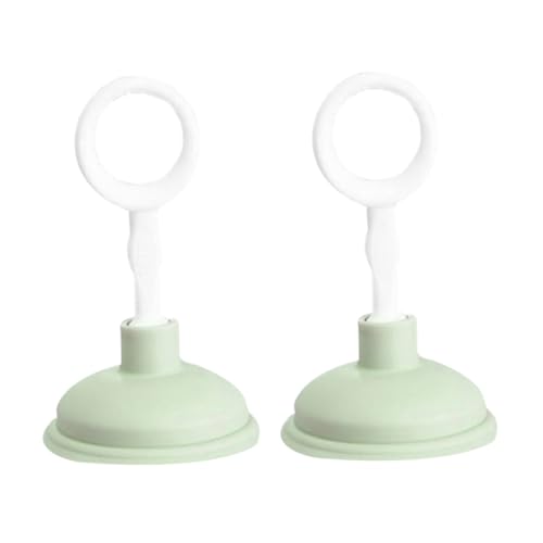 jojofuny 2 Stück Teiliges Abflussreinigungsset Saugnapf Rohrreinigungstool Hellgrün Langlebig Praktisch für Küche Bad Toilette zur Effektiven Entfernung von Verstopfungen von jojofuny