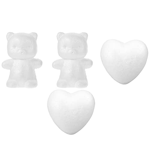 jojofuny 2 Stück Teiliges Bären und Herzform Silikonmodell DIY Bastelbedarf für Kreative Dekorationen Hoher Bär Herz für Partys und jojofuny 2 Stück Teiliges Bären und Herzform Silikonmodell DIY Bastelbedarf für Kreative Dekorationen Hoher Bär Herz für Partys und von jojofuny