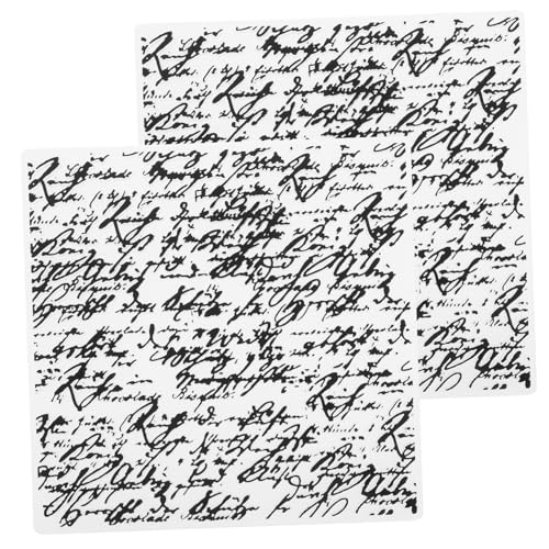 jojofuny 2 Stück Bump Prägeform für Selbstgemacht Kunsthandwerk Kunststoff Schablonen für Scrapbooking Prägeschablonen für Handgemachte Karten und Albumdekoration jojofuny 2 Stück Bump Prägeform für Selbstgemacht Kunsthandwerk Kunststoff Schablonen für Scrapbooking Prägeschablonen für Handgemachte Karten und Albumdekoration von jojofuny