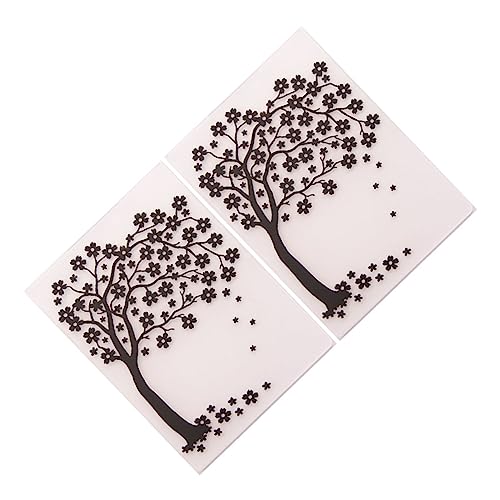 jojofuny 2 Stück Teiliges DIY Plastikutensilien Embossing für Bastelarbeiten Stanzformen für Scrapbooking und Albumgestaltung für Papierprojekte und Fotoalben von jojofuny