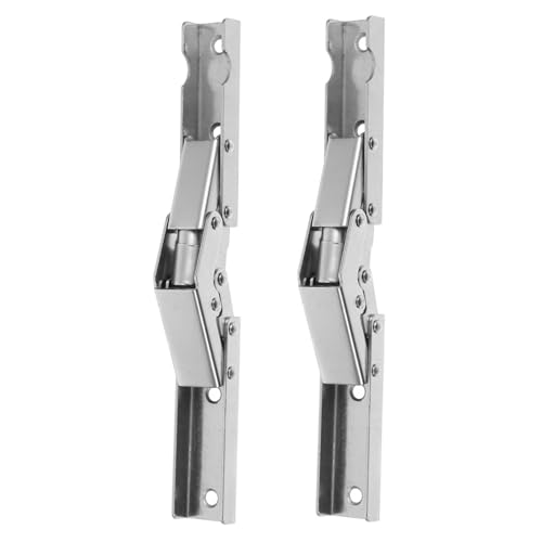 jojofuny 2 Stück Teiliges Edelstahl Klappscharnierset mit Lautlosem Mechanismus Selbstschließende Klappstütze Einfache Montage Platzsparend für Schranktüren und Küchenmöbel jojofuny 2 Stück Teiliges Edelstahl Klappscharnierset mit Lautlosem Mechanismus Selbstschließende Klappstütze Einfache Montage Platzsparend für Schranktüren und Küchenmöbel von jojofuny