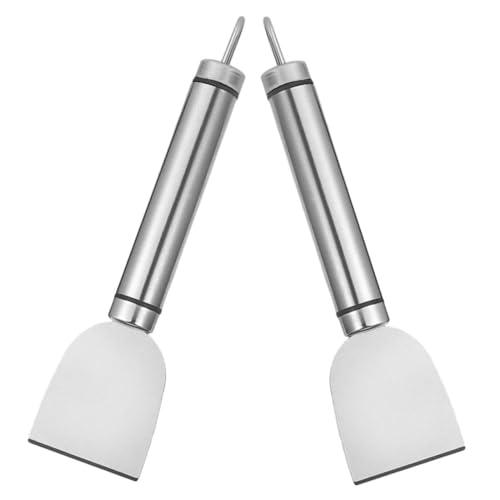 jojofuny 2 Stück Teiliges Edelstahl schaber Ergonomischem Griff Vielseitiger Frost Klebstoffentferner für Küche Boden Glas und Gefrierschrank Kompakt und Leicht für Haushaltsreinigung jojofuny 2 Stück Teiliges Edelstahl schaber Ergonomischem Griff Vielseitiger Frost Klebstoffentferner für Küche Boden Glas und Gefrierschrank Kompakt und Leicht für Haushaltsreinigung von jojofuny