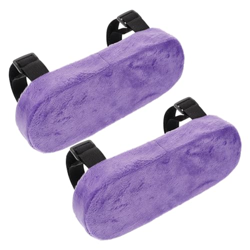 jojofuny 2 Stück Teiliges Memory Schaum Armlehnenpolster für Bürostuhl und Gaming Stuhl Ergonomisches Druckentlastendes Armstützkissen Passend für Büro Dreh Rollstühle von jojofuny