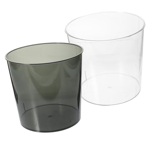 jojofuny 2 Stück Tischmülleimer Praktischer Abfalleimer für Büro Küche Aufbewahrungsbox Transparent Vielseitig Einsetzbar als Stift oder Snacks Halter jojofuny 2 Stück Tischmülleimer Praktischer Abfalleimer für Büro Küche Aufbewahrungsbox Transparent Vielseitig Einsetzbar als Stift oder Snacks Halter von jojofuny