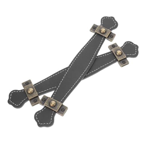 jojofuny 2 Stück Vintage Pu ledergriff Einzelnes Zinklegierung Elegante Schubladengriffe für Schrank Kommode Koffer Universeller Möbelgriff mit Montageschrauben Schwarz jojofuny 2 Stück Vintage Pu ledergriff Einzelnes Zinklegierung Elegante Schubladengriffe für Schrank Kommode Koffer Universeller Möbelgriff mit Montageschrauben Schwarz von jojofuny