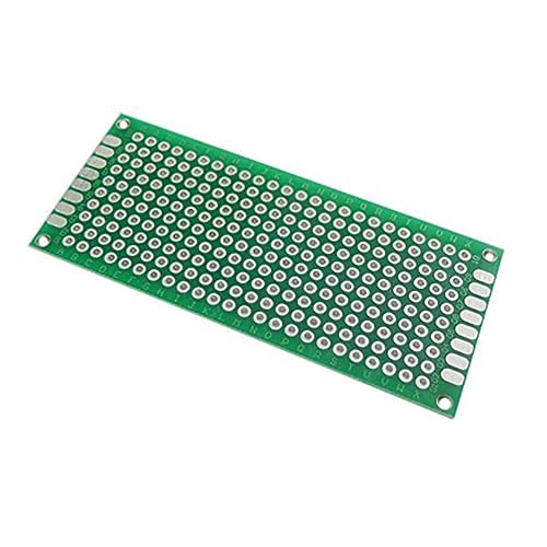 jojofuny 20 Stück Doppelseitige PCB Platine mit Standard Lochabstand für DIY Löten und Elektronische Schaltungen Grün von jojofuny