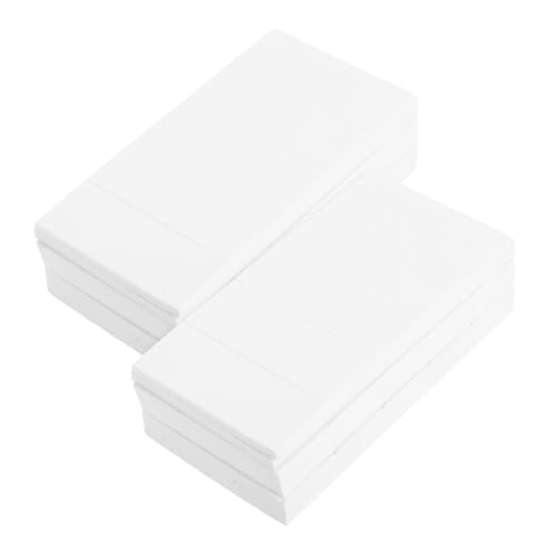 jojofuny 20 Stück Kopfteil Stopper Eva für Wand und Bettgestell Geräusch und Vibrationsdämpfung Selbstklebend Einfache Installation Weiß für Sofas und Betten von jojofuny