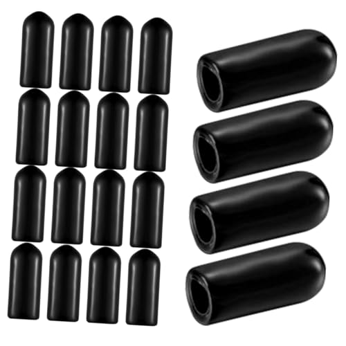 jojofuny 20 Stück Teile Für Airbrush-Flaschen Kappe Sprühen Armaturen Luft Zubehör Airbrush-Glas Flaschendüsenverschluss Für Airbrush Robuste Airbrush-flaschenteile Plastik Black von jojofuny