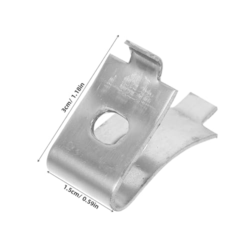 jojofuny 20 Stück Teiliges Edelstahl Regalstützklammern Verstellbar Robust für Küchenschränke und Einlegebretter Korrosionsbeständige Metall Halterungen für Ablagen und Möbel Einfache von jojofuny