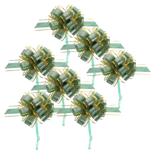 jojofuny 20 Stück Teiliges Pull Bows Grün Dekorative Geschenkverpackung für Weihnachten Hochzeiten und Feiern Blüten für Romantische Anlässe Einfache Handhabung von jojofuny