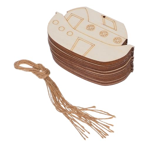 jojofuny 20 Stück Teiliges Unvollendete Holz Segelboot Modelle mit Glatter Oberfläche und Seil zum Aufhängen Natürliche Holz-boot-ausschnitte für DIY Bastelprojekte Bemalbare Nautische jojofuny 20 Stück Teiliges Unvollendete Holz Segelboot Modelle mit Glatter Oberfläche und Seil zum Aufhängen Natürliche Holz-boot-ausschnitte für DIY Bastelprojekte Bemalbare Nautische von jojofuny