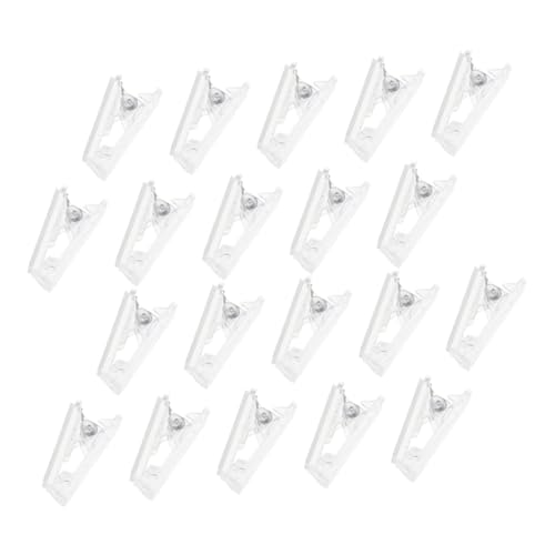 jojofuny 20 Stück Transparente Selbstklebende Federclips mit Starkem Halt Robuste Wandclips für DIY Kartenhalter Fotos und Poster für Büro und Zuhause jojofuny 20 Stück Transparente Selbstklebende Federclips mit Starkem Halt Robuste Wandclips für DIY Kartenhalter Fotos und Poster für Büro und Zuhause von jojofuny