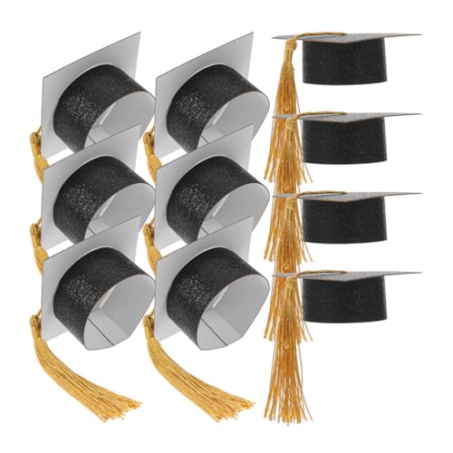 jojofuny 20 Stücke Abschluss Mini Doktorhut Cake Kuchen Topper Flaschenverschluss Miniatur Hut Weinflaschen Abdeckung Weinstopper Tortendeko Mini Top Hut Graduation Graduierung Party Deko jojofuny 20 Stücke Abschluss Mini Doktorhut Cake Kuchen Topper Flaschenverschluss Miniatur Hut Weinflaschen Abdeckung Weinstopper Tortendeko Mini Top Hut Graduation Graduierung Party Deko von jojofuny
