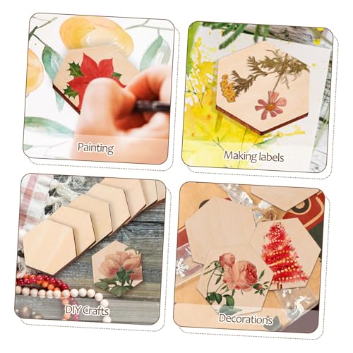 jojofuny 200 Stk. Sechseckige Holzscheiben aus Buchenholz Stabile Diy-holzstücke für Basteln und Dekoration Vielseitig Verwendbar für Geburtstag Weihnachten Hochzeiten und Kreative jojofuny 200 Stk. Sechseckige Holzscheiben aus Buchenholz Stabile Diy-holzstücke für Basteln und Dekoration Vielseitig Verwendbar für Geburtstag Weihnachten Hochzeiten und Kreative von jojofuny