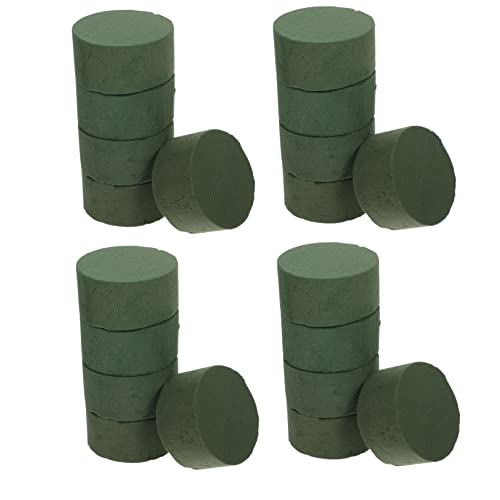 jojofuny 20stücke Getrockneter Blumenschlamm Blumenbasis Runde Farb Zubehör Für Blumenarrangement DIY Blumenzubehör Mit Einfachem Design von jojofuny