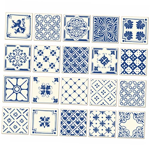 jojofuny 20st Öl Feste Wanda Kleber Spiegelfliesen Spiegeldekor Badezimmerfliesen Abziehen Und Aufkleben Farbige Aufkleber Mandala Wasserdicht 3d Spiegel Aufkleber Pvc von jojofuny