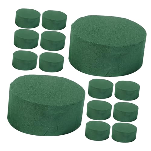 jojofuny 24 Stück Getrockneter Blumenschlamm Blumenarrangement Basis Blumenbasis Blumenarrangement Blöcke Kunstblumenhalter Blumenschlamm Für Kunstblumen Blumenschaum Basis Grüner von jojofuny