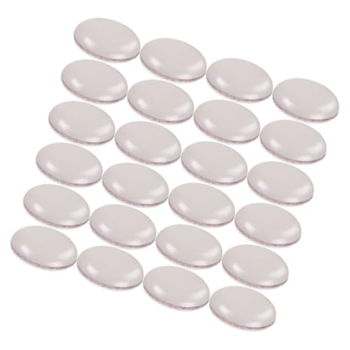 jojofuny 24 Stück Selbstklebende Möbelgleiter rutschfeste Bodenschoner für Hartholzböden Rund 1 Zoll Vielseitig Einsetzbar Möbeluntersetzer für Stuhlfüße Bodenschutz von jojofuny