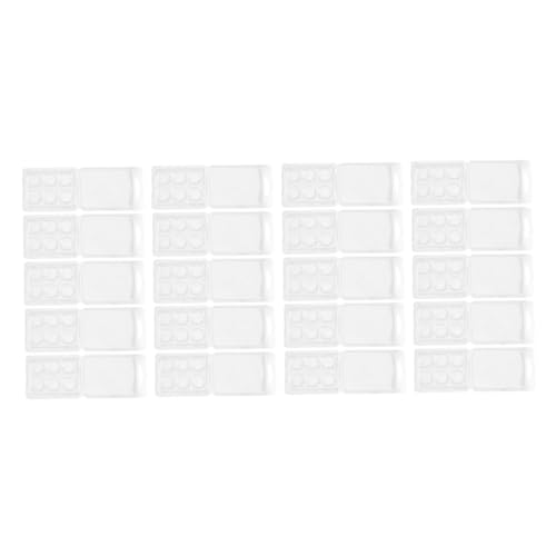 jojofuny 25 Stück Duft Kerzen Box Schmelzen für Düfte Herstellung Aromatherapie Kerzen Bienenwachs Aufbewahrung der Wachsschmelze Wachsbehälter Wachsschmelze Verpackung PVC Transparent von jojofuny