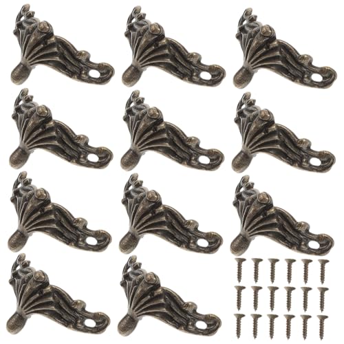 jojofuny 25 Stück Teiliges Schmuckbox Metallbeine aus Zinklegierung Antike Schmuckkisten Füße Dekorative Holzbox Beine Robust Einfach zu Montieren für Schmuck und Geschenkboxen DIY jojofuny 25 Stück Teiliges Schmuckbox Metallbeine aus Zinklegierung Antike Schmuckkisten Füße Dekorative Holzbox Beine Robust Einfach zu Montieren für Schmuck und Geschenkboxen DIY von jojofuny