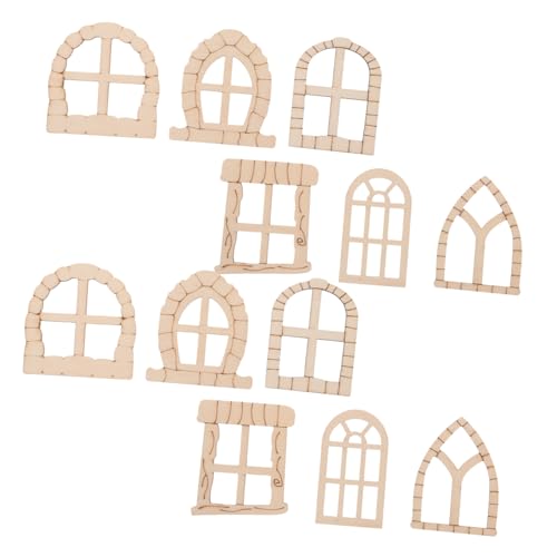 jojofuny 25Stücke Teiliges DIY Holz Tür und Fenster Set für Gartendekoration Unvollendete Fenster und Türen für Bastelprojekte im Freien Robust und Langlebig jojofuny 25Stücke Teiliges DIY Holz Tür und Fenster Set für Gartendekoration Unvollendete Fenster und Türen für Bastelprojekte im Freien Robust und Langlebig von jojofuny